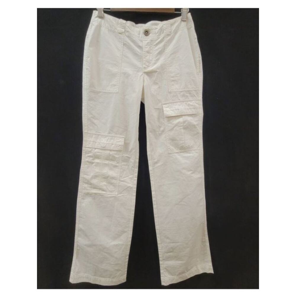 Free People The Thing Is Low Rise Utility Pants Size 2 XS Optic White Y2K Baggy - Picture 3 of 8